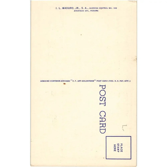 RUINS OF CATHEDRAL, OLD PANAMA. R. P. Republic Of Panama Postcard - Picture 2 of 2